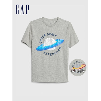 Gap 盖璞 男童纯棉短袖T恤