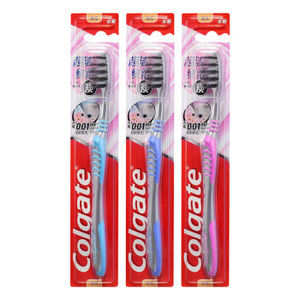 Colgate 高露洁 超洁纤柔牙刷 细毛软毛 3支装 *4件