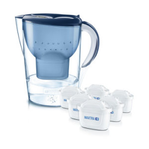 BRITA 碧然德 Marella 金典系列 3.5L 滤水壶 京东联名款 1壶6芯 蓝色 +凑单品