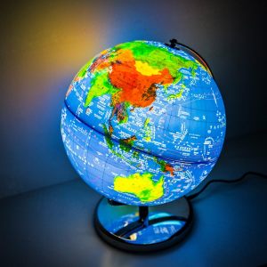 Glosen 金隆兴 9005 LED灯立体浮雕 金属底座地球仪 30cm 送地图放大镜 +凑单品