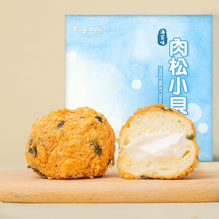 薯小可 海苔肉松小贝 4枚装 160g *3件