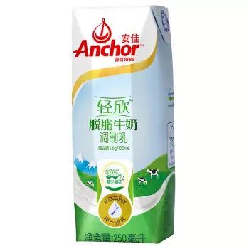 Anchor 安佳 轻欣 超高温灭菌脱脂牛奶 *2件