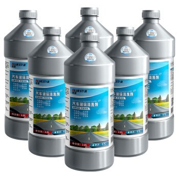 BLUESTAR 蓝星 高效去污玻璃水 0°C 2L 6瓶装 *6件