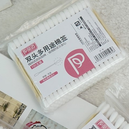 品迈 多用途双头棉签 100支 *5件