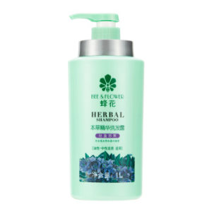 京东PLUS会员： BEE & FLOWER 蜂花 本草精华洗发露 1L *5件