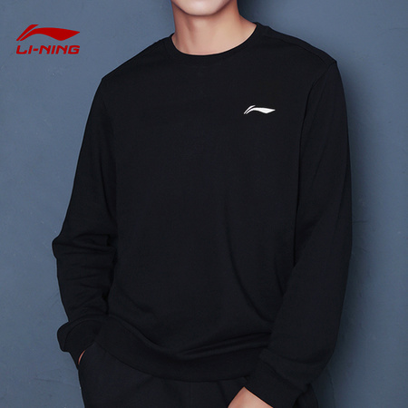 LI-NING 李宁 AWDK737 卫衣男士圆领