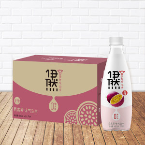 伊利伊然 乳矿气泡水 百香果味 480ml*15瓶 0糖0卡0脂 拍2箱72元包邮
