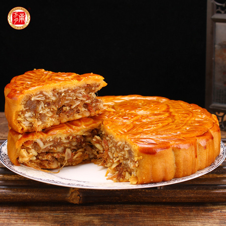 南方月 伍仁金腿广式月饼 150g