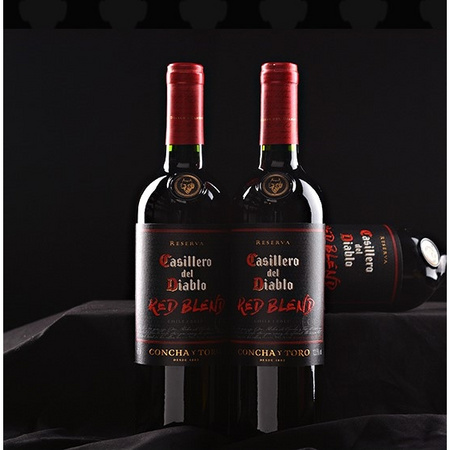 Casillero del Diablo 红魔鬼 黑金珍藏系列 红葡萄酒 750ml*6瓶 *2件