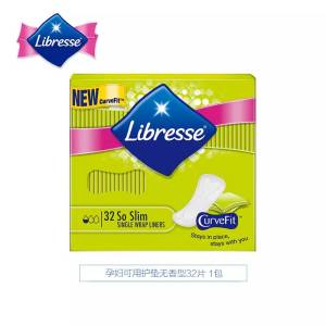 京东PLUS会员： Libresse 薇尔 轻曲线 卫生护垫150mm 32片 *8件