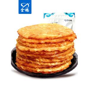 山东特产 金鹏 即食碳烤鳕鱼片 500g 色泽金黄