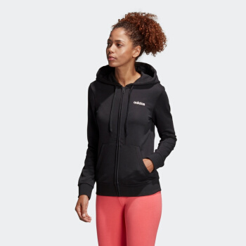 限尺码：adidas 阿迪达斯 DP2414 女子运动型格连帽卫衣