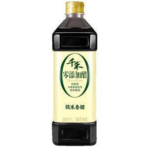 千禾 零添加 糯米香醋 1L*2件 16.8元划算价