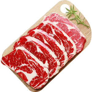 小牛凯西 澳洲进口 原切眼肉牛排套餐 100g*10片