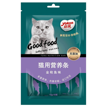 YOKEN 怡亲 零食猫条 12支 *16件