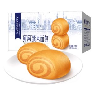 达利园 鲜风紫米面包 2斤*3件