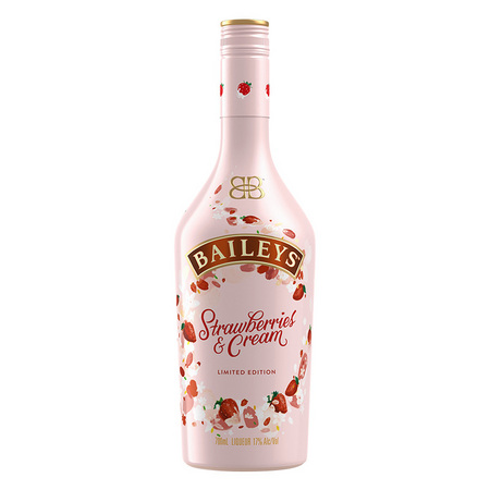 99大促、99美酒节：Baileys 百利 草莓奶油味甜酒 700ml