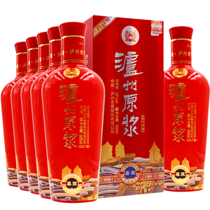泸州老窖 泸州原浆酒 喜装 52度 500ml*6瓶
