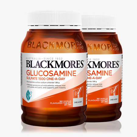 88VIP：Blackmores 澳佳宝 氨糖维 骨力硫酸 葡萄糖胺 180粒*2瓶