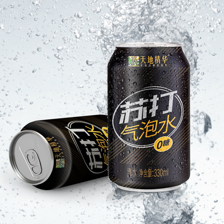天地精华 气泡苏打水 330ml*20瓶