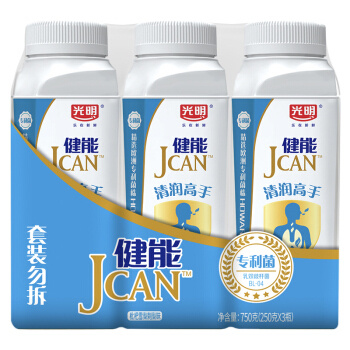 限地区：光明 JCAN 梨-枇杷风味 酸奶 250g*3瓶 *16件
