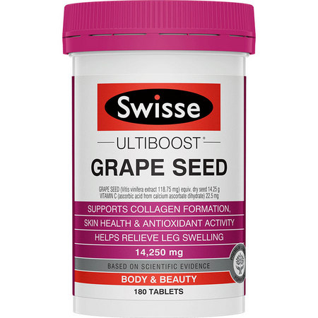 88VIP、送礼佳品：Swisse 瑞思 葡萄 籽精华片 180粒