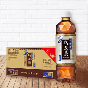SUNTORY/三得利 0脂肪0糖 乌龙茶 500ml*18瓶