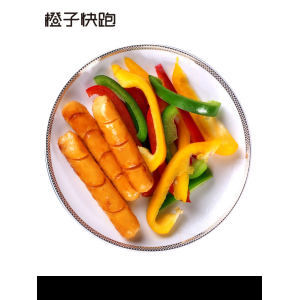 橙子快跑 无淀粉鸡胸肉肠 240g/8根