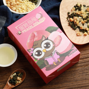 蜜桃乌龙茶包 白桃乌龙三角茶包 14包