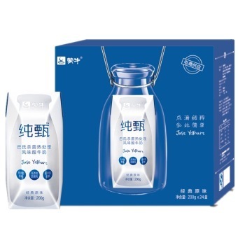 限地区：蒙牛 纯甄常温酸奶 200g*24盒 *2件