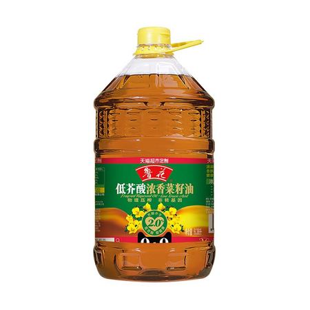 88VIP：鲁花 低芥酸浓香菜籽油 6.38L *4件