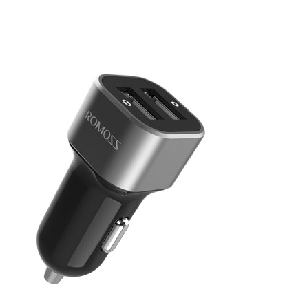 99大促：ROMOSS 罗马仕 车载充电器 双USB输出