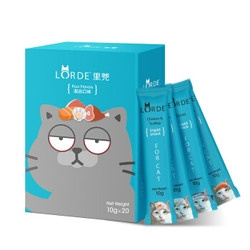 lorde 里兜 猫零食 鲜肉猫条 10g*4条*4包装