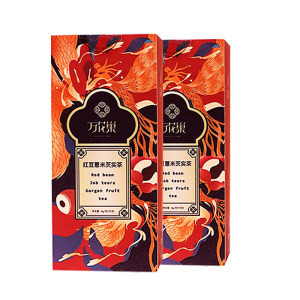 潘生老铺 红豆薏米芡实茶80包共320g 拍四件实付14.9元包邮