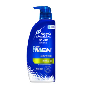 Head & Shoulders 海飞丝 劲感去油男士洗发水 450ml *5件