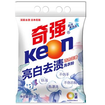 聚划算百亿补贴：Keon 奇强 亮白去渍洗衣粉 4kg