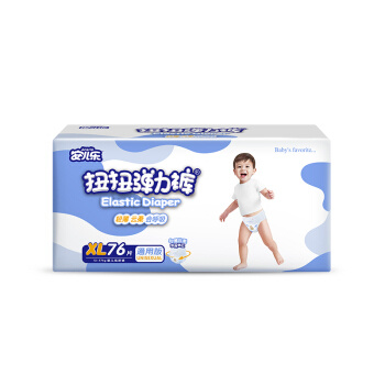 ANERLE 安儿乐 通用扭扭弹力裤 XL 76片 *3件