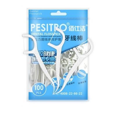 pesitro 佰仕洁 多效护理牙线棒 300只 赠随身盒
