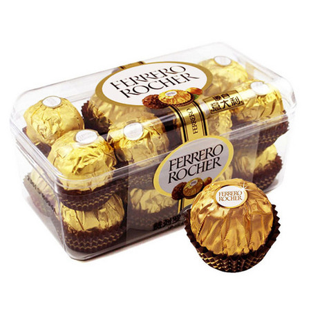 限地区：Ferrero Rocher 费列罗 榛果威化巧克力 16粒 200g