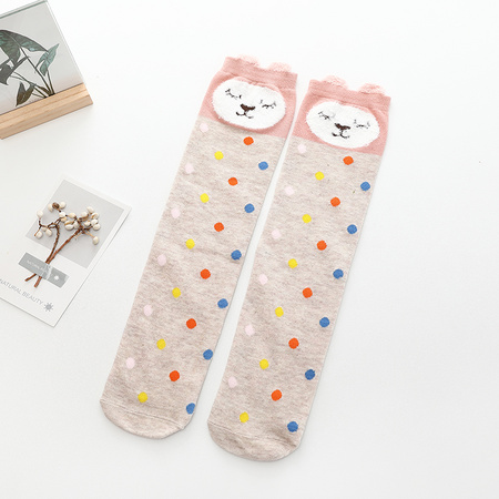 憨丫丫 女童薄款长筒袜 6.8元包邮