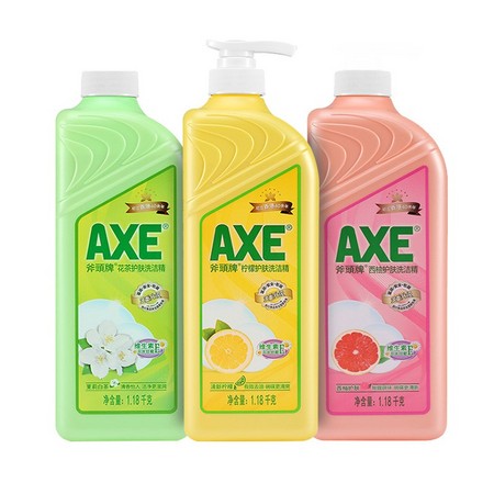 聚划算百亿补贴：axe 斧头牌洗洁精 1.18kg*3瓶
