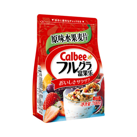 百亿补贴、刚需可入：Calbee 卡乐比 进口富果乐即食水果麦片 700g新包装