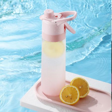 聚划算百亿补贴：RELEA 物生物 喷雾塑料水杯 650ml