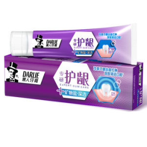 京东PLUS会员： DARLIE 黑人 专研护龈牙膏 120g 矿物盐 *2件