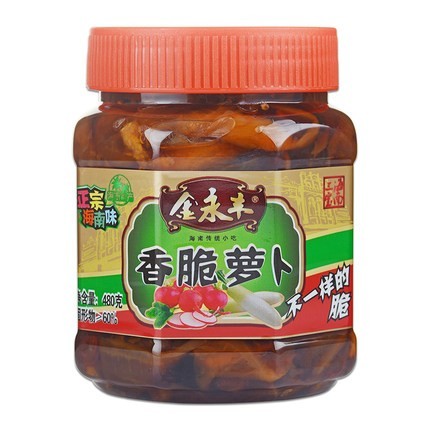 金永丰 香脆萝卜干咸菜酱 480g*2件