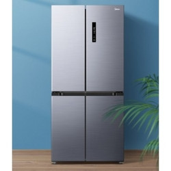 聚划算百亿补贴：Midea 美的 BCD-450WTPM(E) 十字对开双开门冰箱