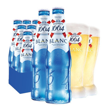 99大促、99美酒节：Kronenbourg 克伦堡凯旋 1664 啤酒柑橘味白啤 218ml*24瓶*2件 + 桃红啤酒 330ml*9瓶