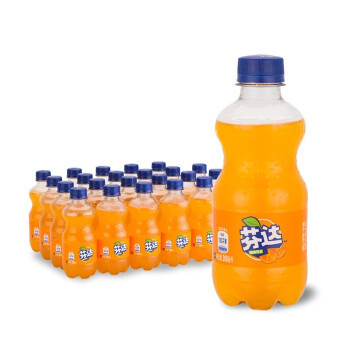 限陕西：Coca-Cola 可口可乐 芬达 橙味 碳酸饮料 300ml*24瓶
