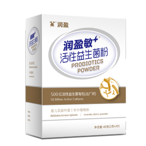 润盈 敏+ 活性益生菌冻干粉 2g*20袋 500亿益生菌