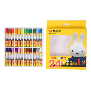M&G 晨光 MF9013 卡通3D六角油画棒 24支/盒 *5件 +凑单品